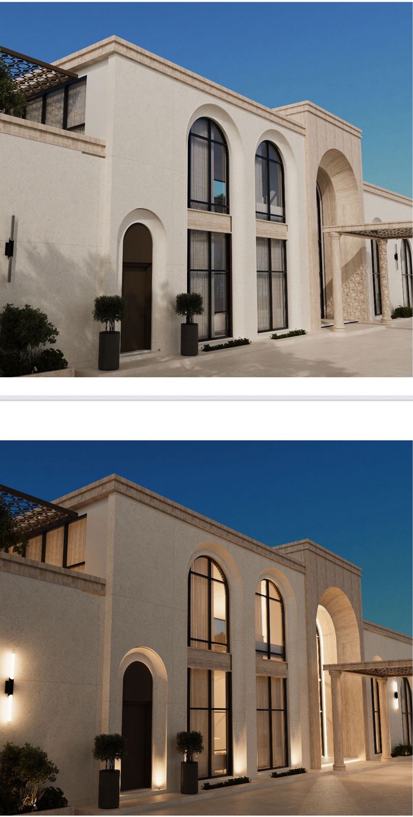 تصميم قصر كلاسيكي – حي العارض